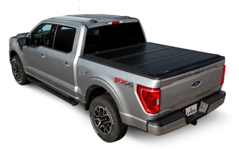 2016+ Toyota Tacoma Double Cab HF350M 5Ft 2In Tonneau Cover - Folding Compact Short Bed - Click Image to Close