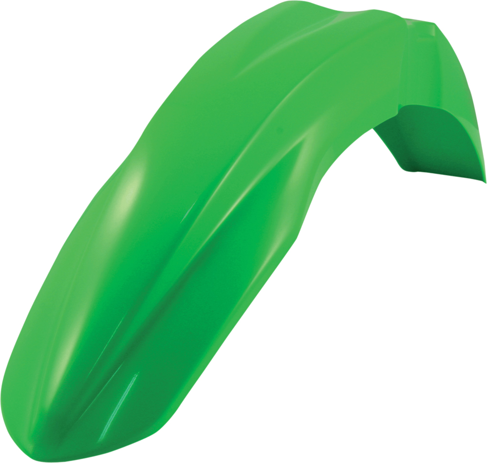 Front Fender - Green - For 09-12 Kawasaki KX250F KX450F - Click Image to Close