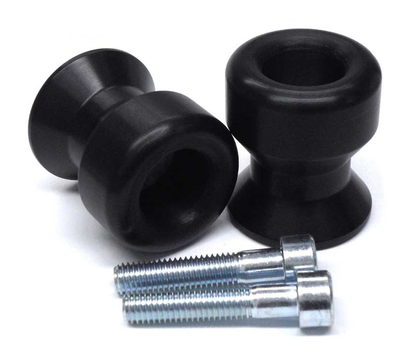 Swingarm Sliders - Black - For 17-19 Kawasaki Z650 EX650 Ninja - Click Image to Close