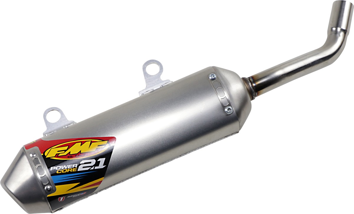 Powercore 2.1 Shorty Slip On Exhaust Silencer - For 19-21 KTM/HSQV 250-300 2T - Click Image to Close