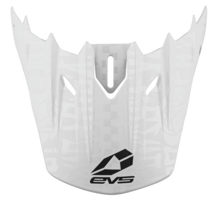 EVS T5 Evilution Visor - White - Click Image to Close