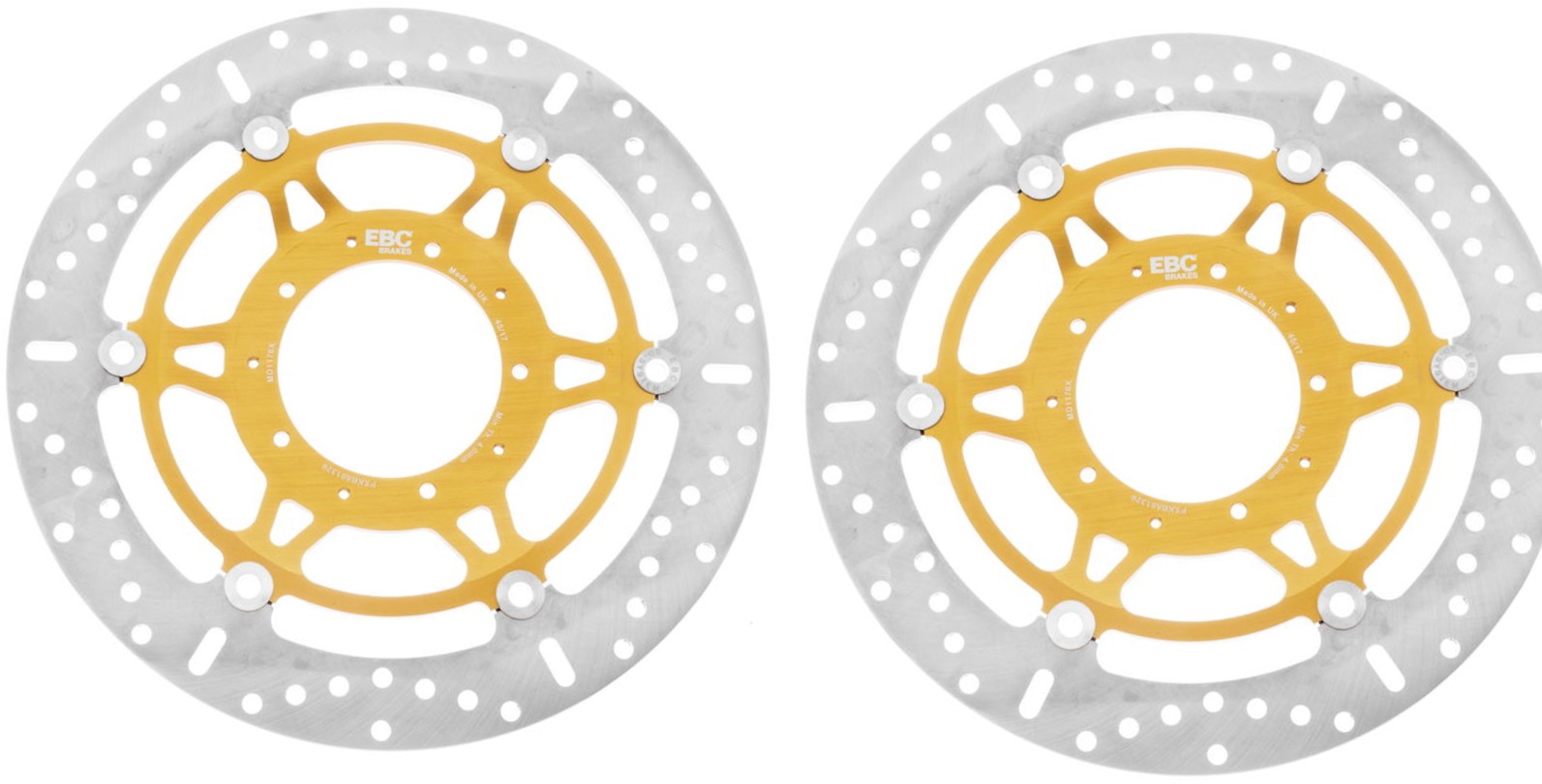 Floating Brake Rotor Front Set - Click Image to Close