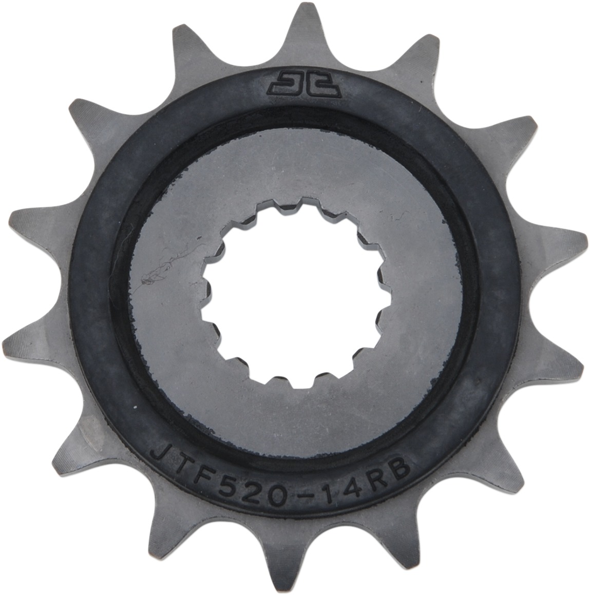 Front Steel Countershaft Sprocket w/ Rubber Damper - 14 Tooth 525 - Click Image to Close