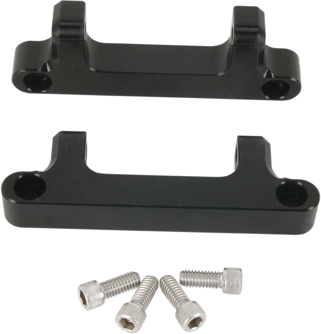 Driver Floorboard Brackets - Black - For Suzuki Boulevard C50 C90 - Click Image to Close