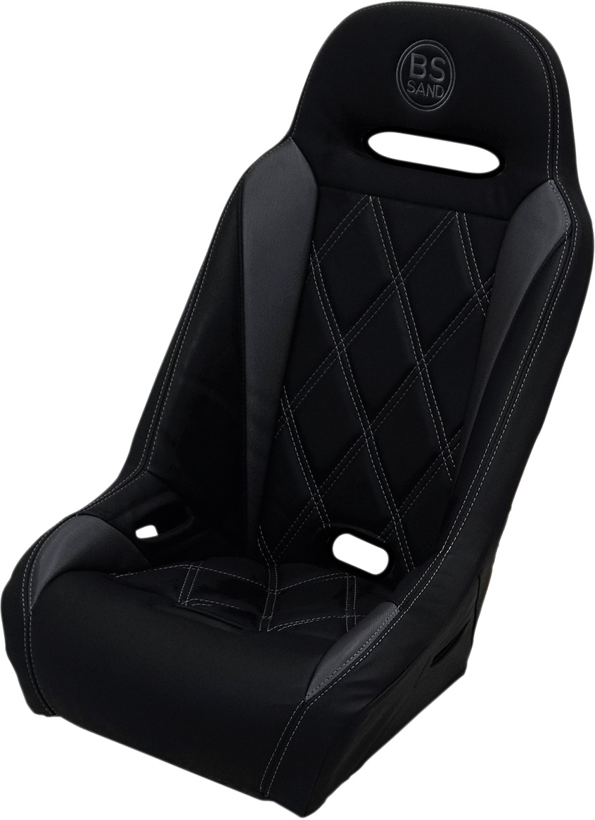 Extreme Diamond Solo Seat Black/Gray - For Maverick X3 Turbo R YXZ1000R - Click Image to Close