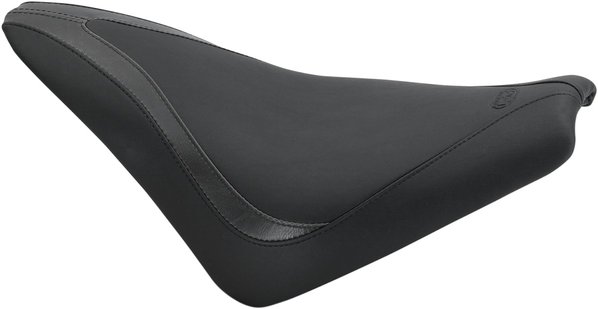 Runaround Smooth Vinyl Solo Seat Black Foam Low - For 15-21 Indian Scout - Click Image to Close