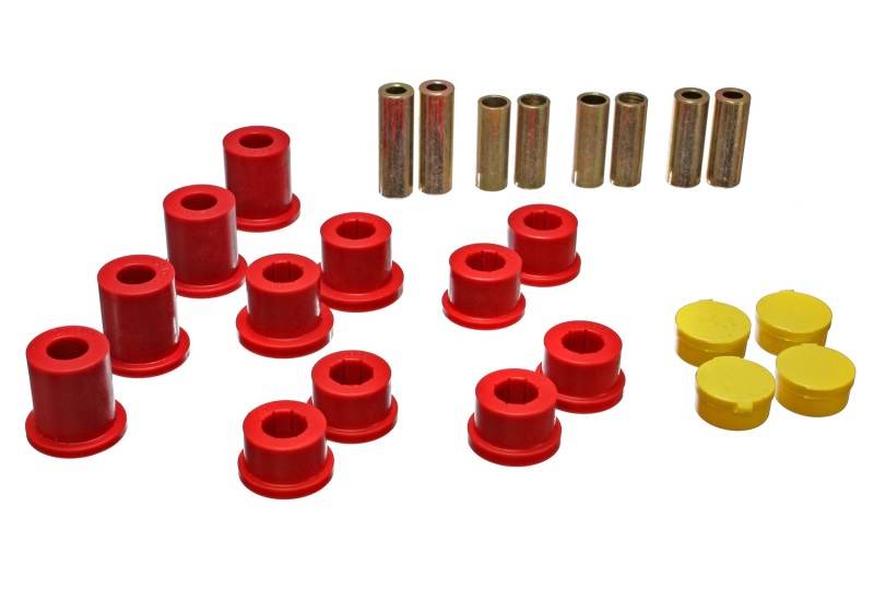 90-97 Mazda Miata Red Front Control Arm Bushing Set - Click Image to Close