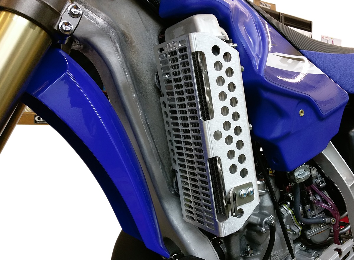 Aluminum Radiator Guard - For 16-20 Yamaha YZ125 YZ250 YZ250X - Click Image to Close