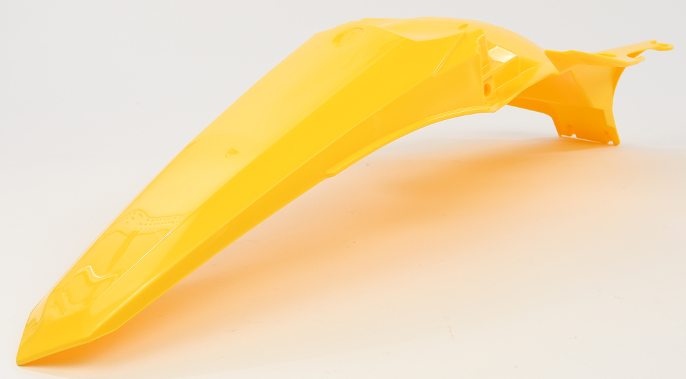 Rear Fender - Yellow - Yamaha YZ250F YZ450F - Click Image to Close