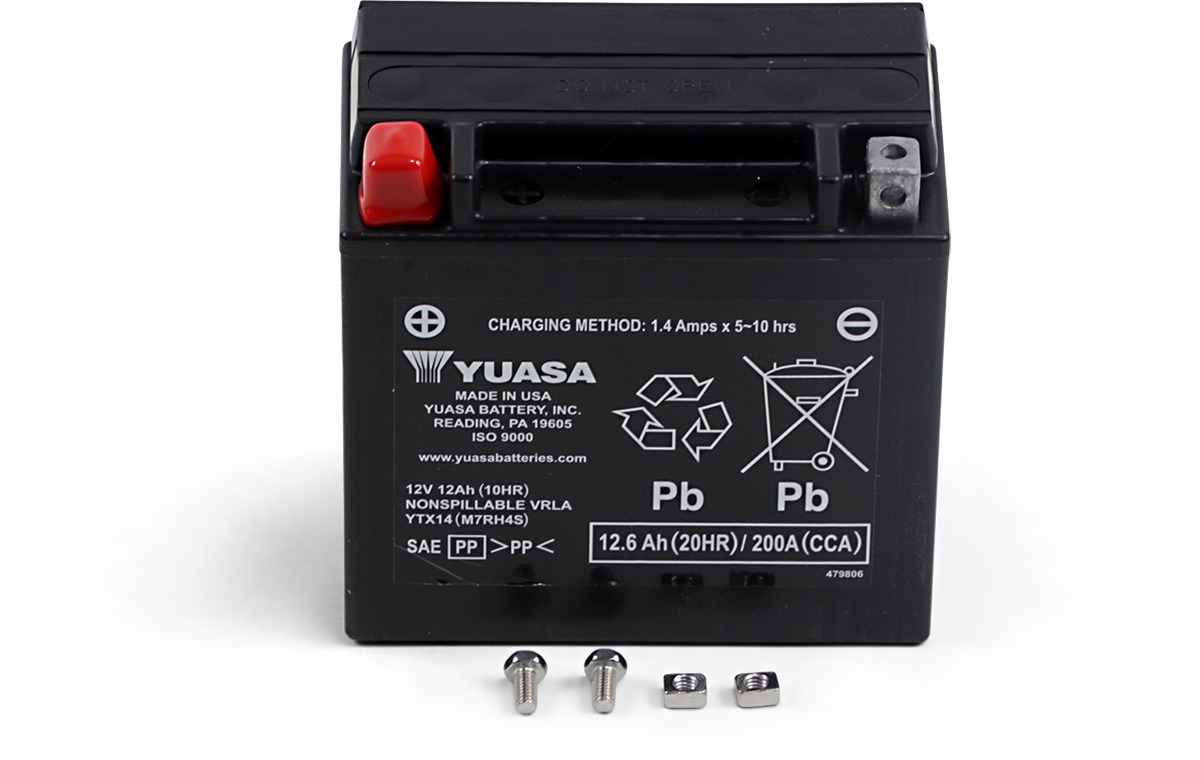 AGM Maintenance-Free VRLA Batteries - Ytx14-Fa Yuasa Battery - Click Image to Close