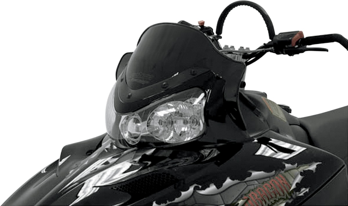 Windshields - Pol Iq Rmk Low 11.5" Blk - Click Image to Close