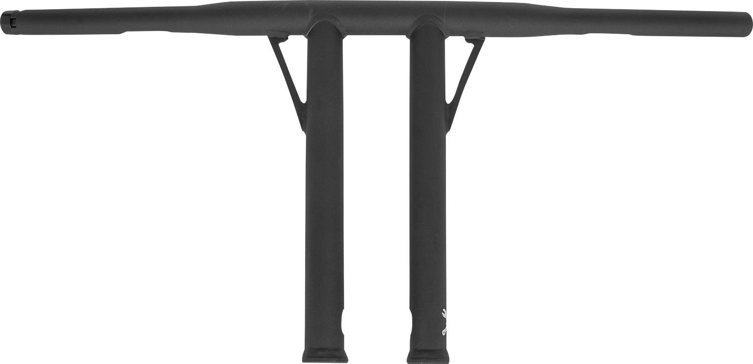 Burly Brand Folsom Bar 12in - Matte Black - Click Image to Close