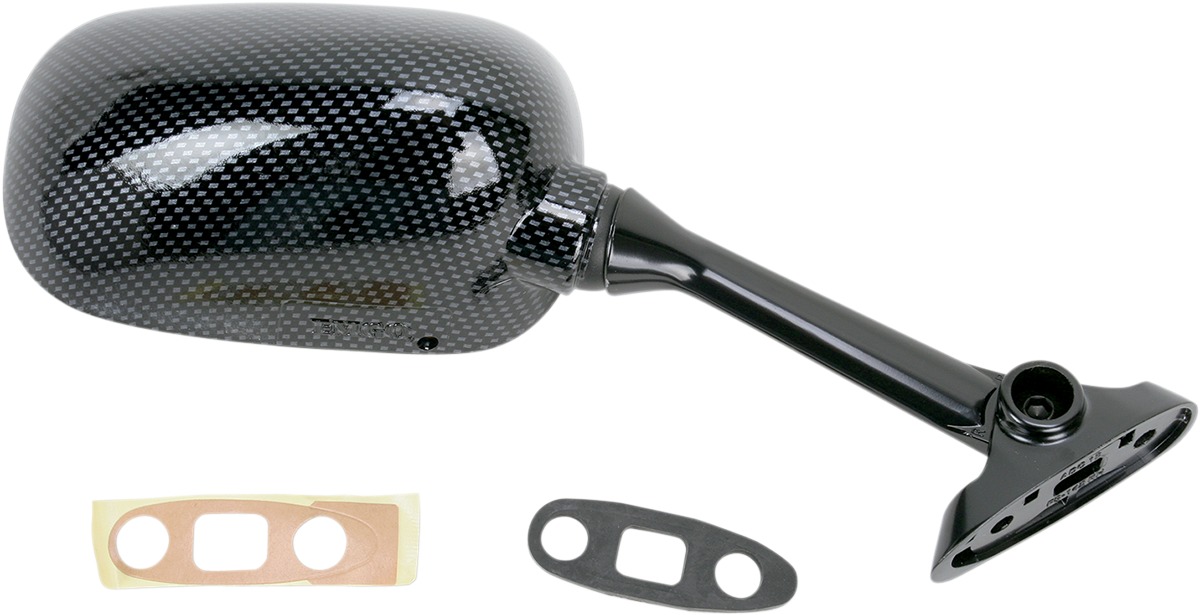 Right Mirror Replacement - Carbon Fiber Look - SV650 & SV1000 Fairing - Click Image to Close