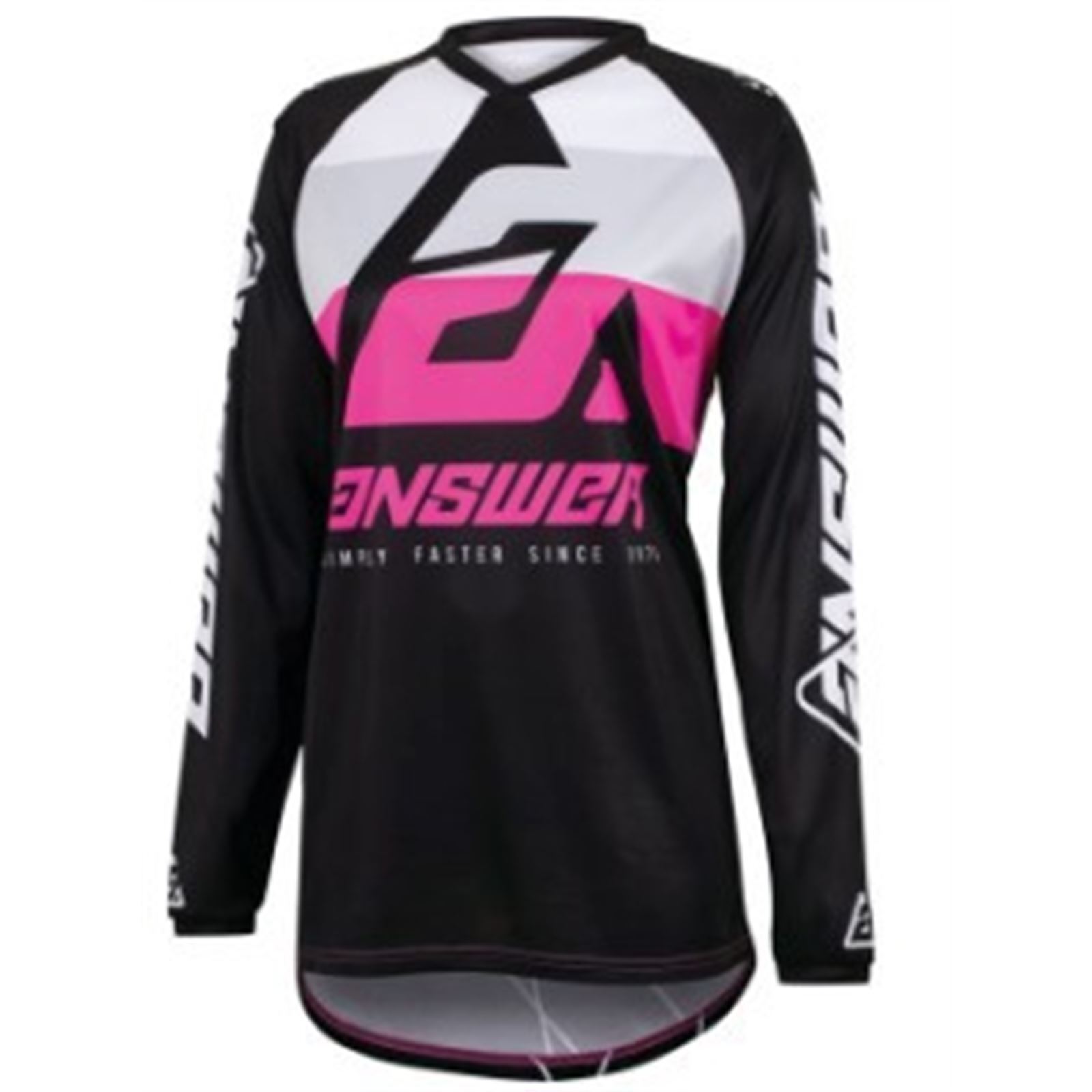 23 Syncron CC Jersey Black/White/Rhodamine Womens - Medium - Click Image to Close