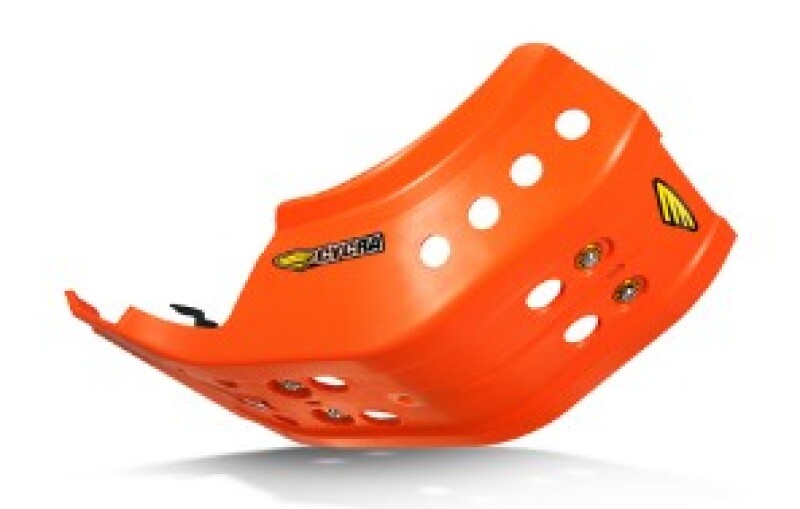 Cycra Full Armor Skid Plate - KTM FLO Orange - Click Image to Close