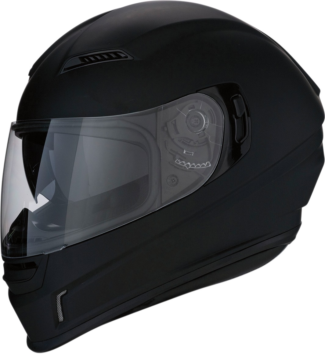 Jackal Full Face Street Helmet Matte Black Small - Click Image to Close