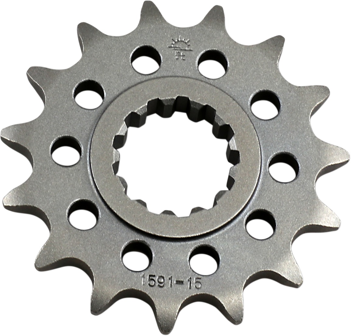 Front Steel Countershaft Sprocket - 15 Tooth 525 - Click Image to Close