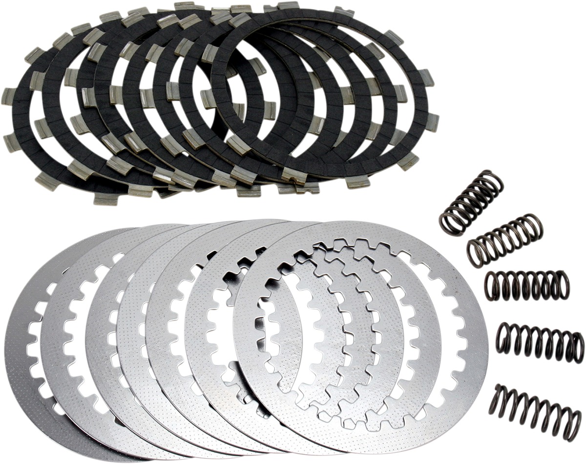 DRCF Complete Clutch Kit - CFK Plates, Steels, & Springs - Click Image to Close