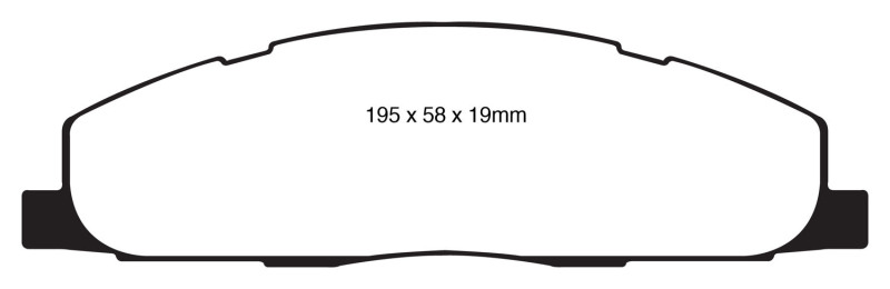 Greenstuff Rear Brake Pads - For 09-11 Dodge Ram 2500 Pick-up 5.7 2WD/4WD - Click Image to Close