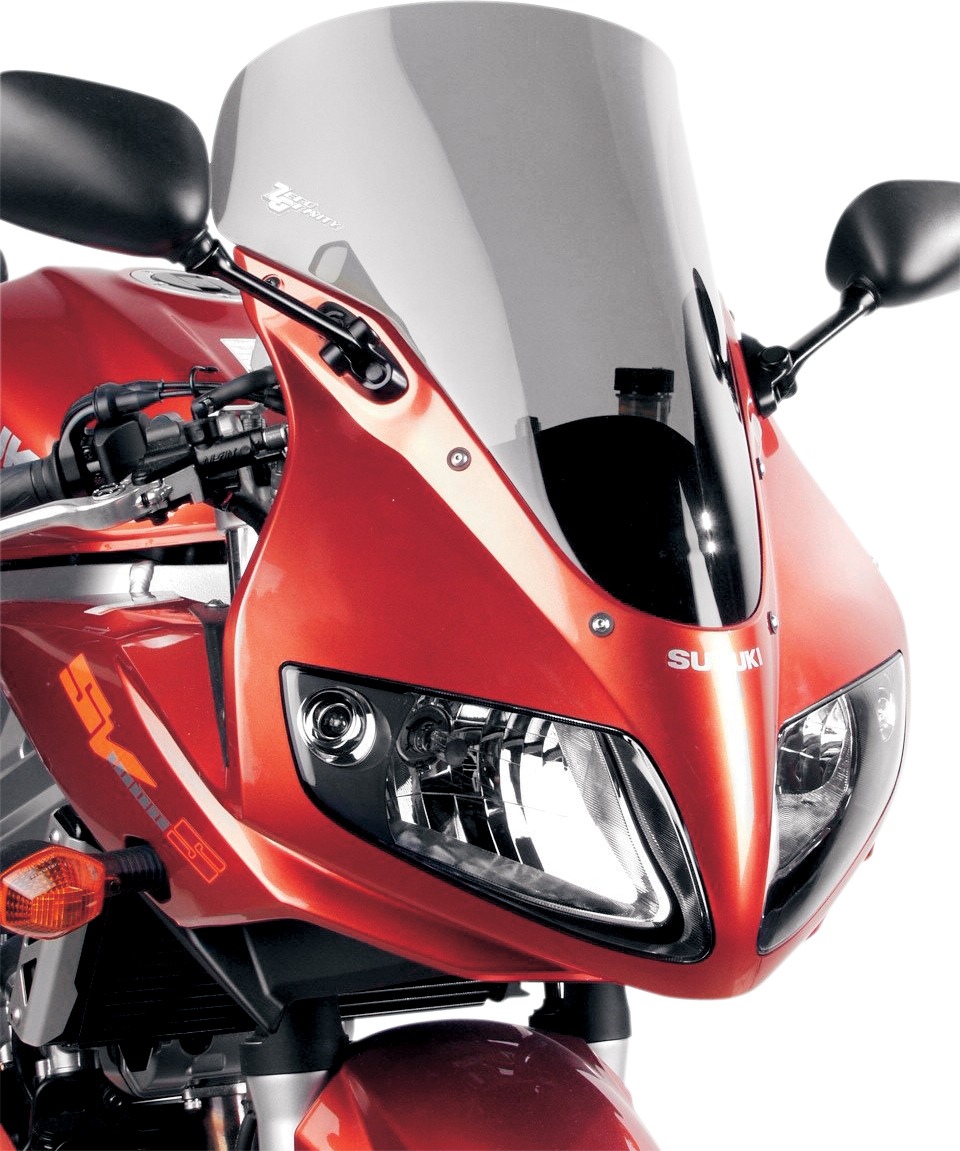 Light Smoke Sport Touring Windscreen - For 03-09 Suzuki SV650S & SV1000S - Click Image to Close