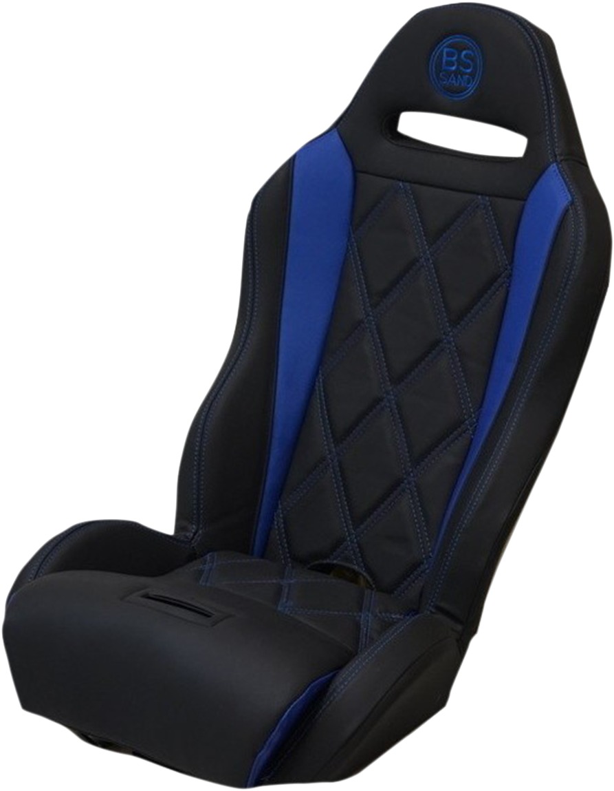 Performance Diamond Solo Seat Black/Blue - Maverick X3 Turbo R YXZ1000R - Click Image to Close