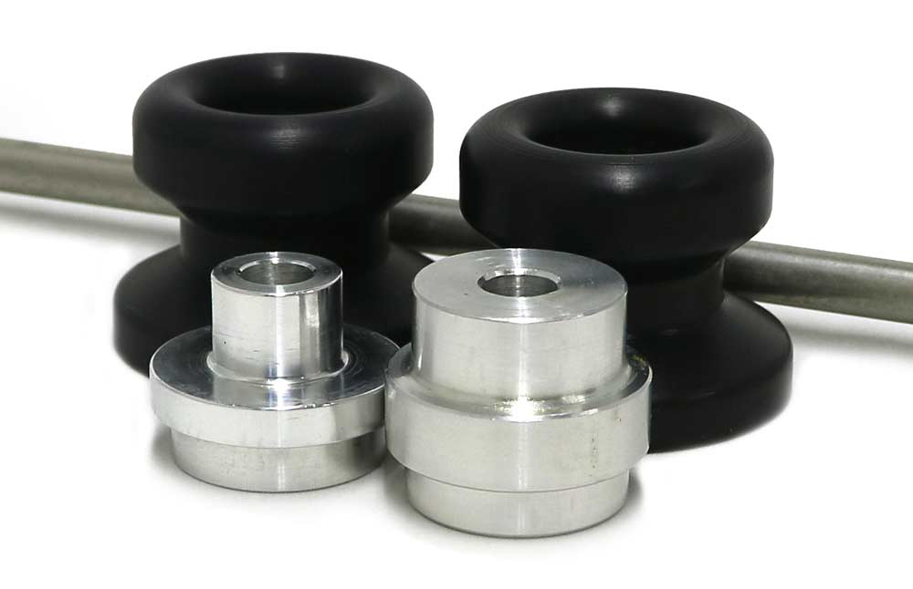 Front Axle Sliders - Black - For 15-16 BMW S1000R - Click Image to Close