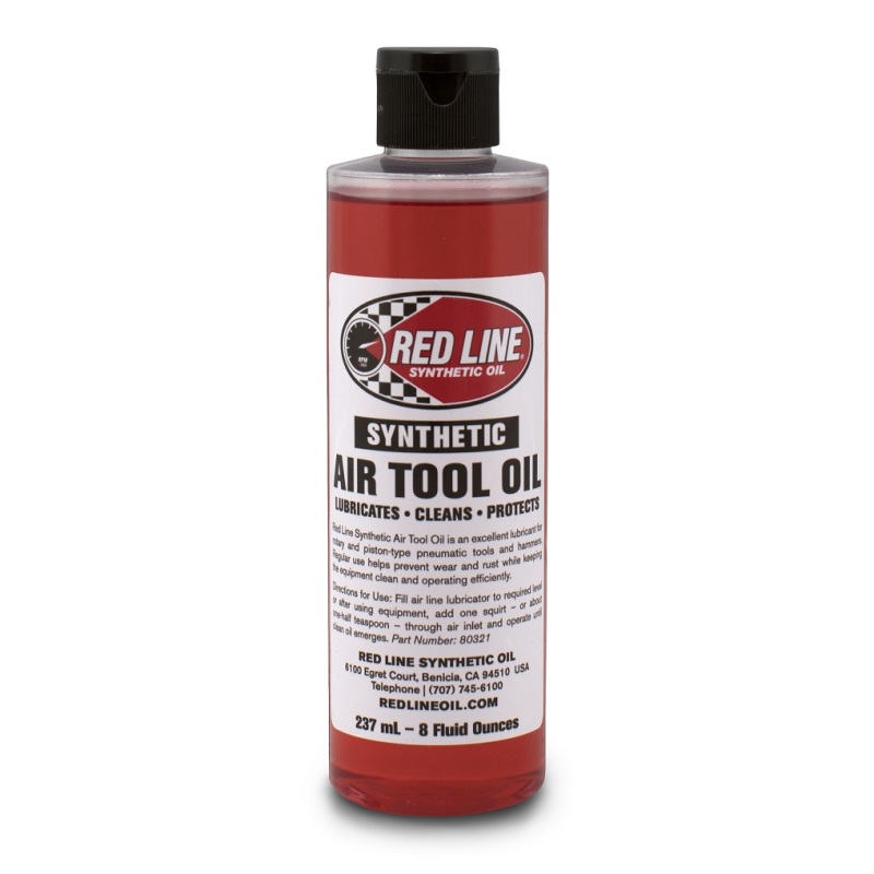 Red Line Air Tool Oil 8 oz - Single - Click Image to Close