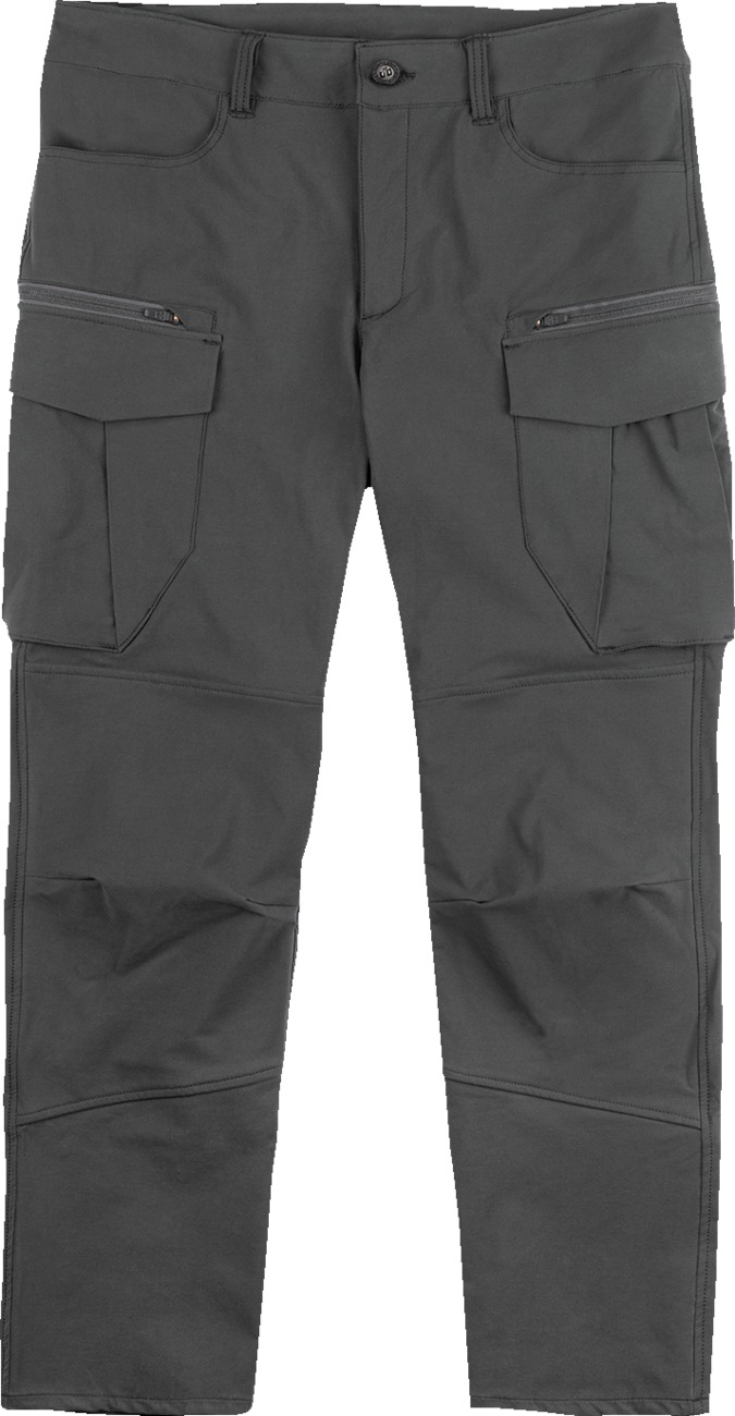 ICON Superduty3 Pants Black Men's Size 32 - Durable stretch canvas riding pants - Click Image to Close