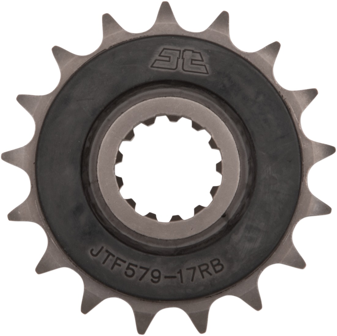 Front Steel Countershaft Sprocket w/ Rubber Damper - 17 Tooth 530 - Click Image to Close