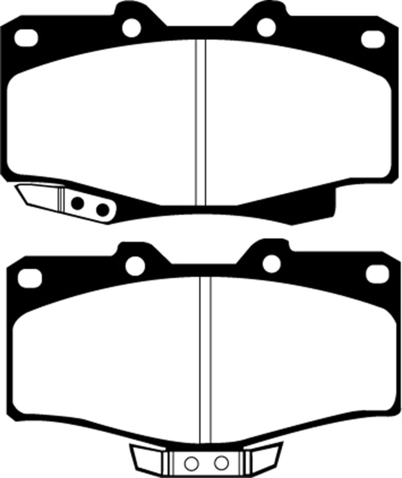 Greenstuff Front Brake Pads - For 90-91 Toyota 4 Runner 2.4 - Click Image to Close