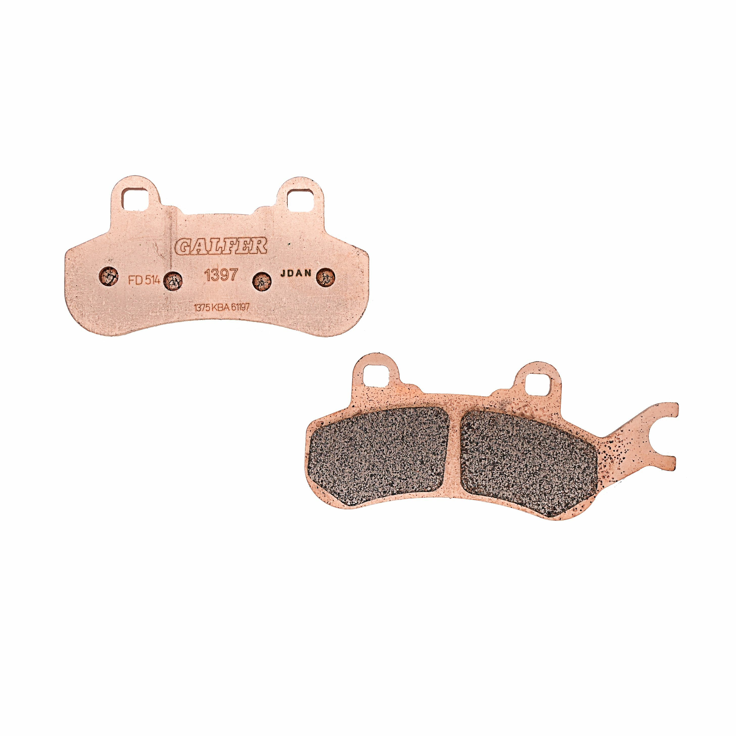 Sintered HH Brake Pads - Left, Front or Rear - For 2017+ Can-Am Maverick X3 - Click Image to Close