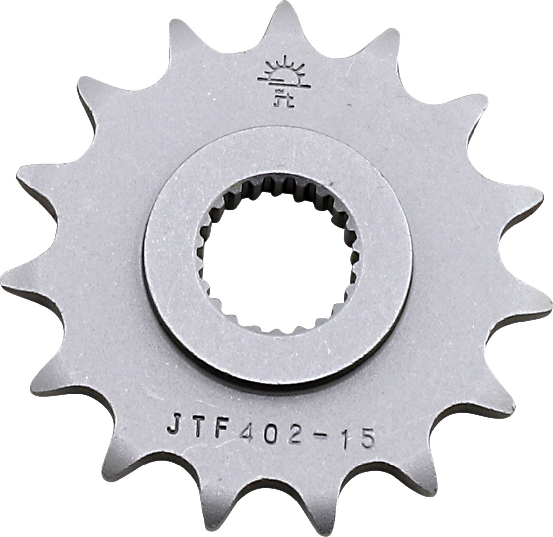 Front Steel Countershaft Sprocket - 15 Tooth 520 - Click Image to Close