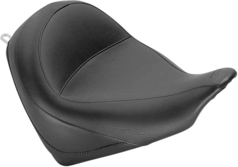 Plain Vinyl Solo Seat Black Foam - For 10-17 Honda VT1300CX Fury - Click Image to Close