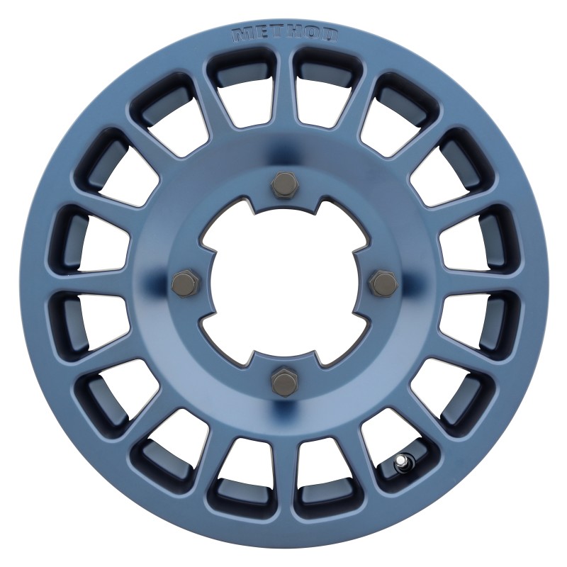 MR407 Bead Grip 15x6 / 5+1/51mm Offset / 5x4.5 / 77mm CB Bahia Blue Wheel - Click Image to Close