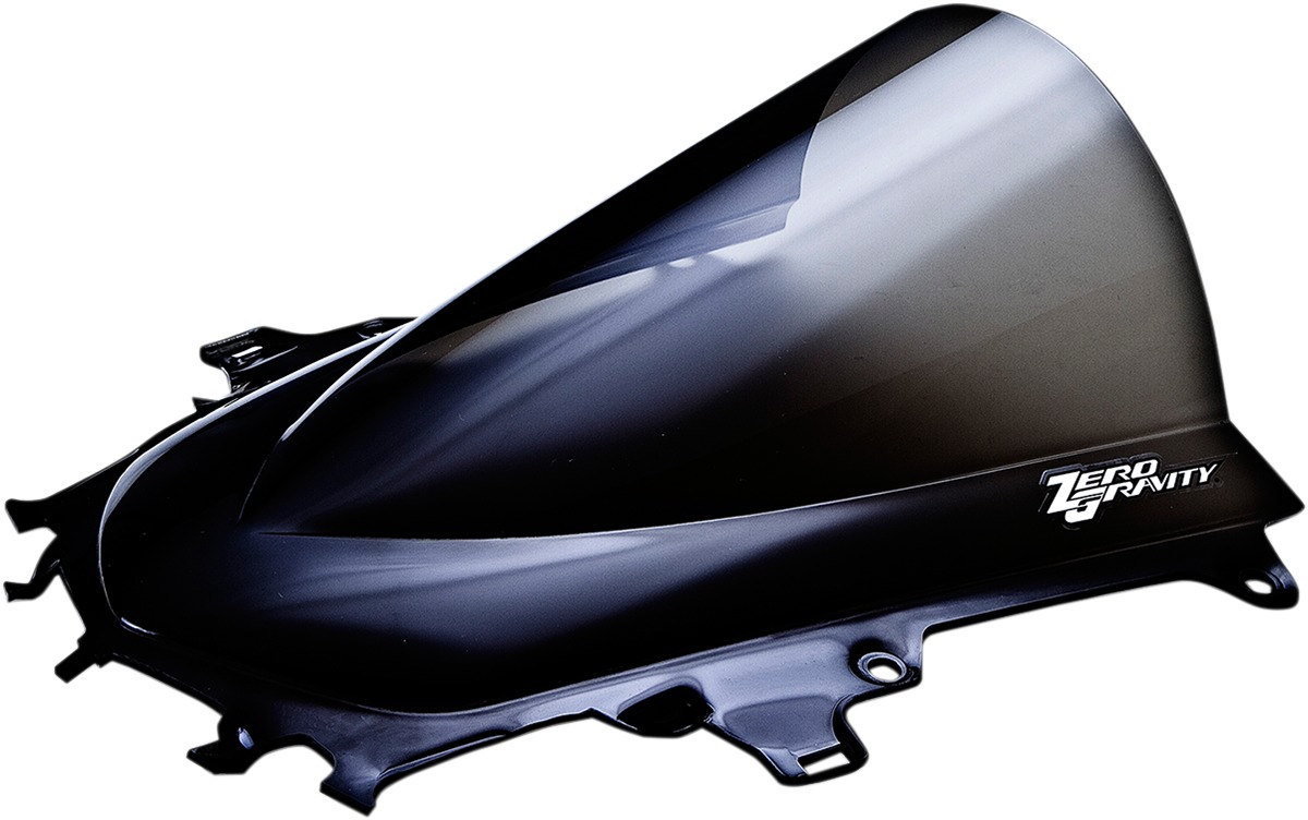 Dark Smoke Double Bubble Windscreen - For 15-19 Yamaha R1 - Click Image to Close