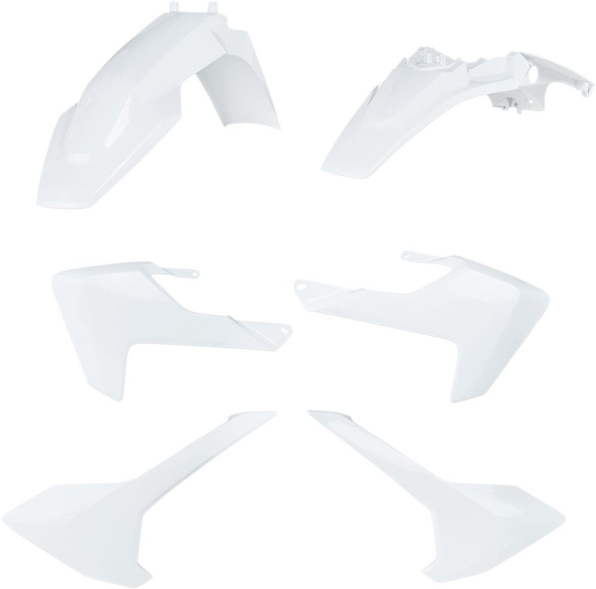 White Plastic Kit - For 17-20 Husqvarna TC65 - Click Image to Close