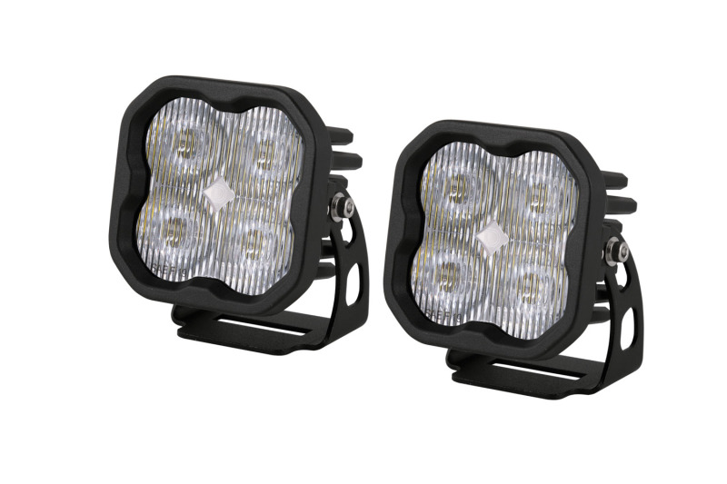 SS3 LED Pod Max - White SAE Fog Standard (Pair) - Click Image to Close