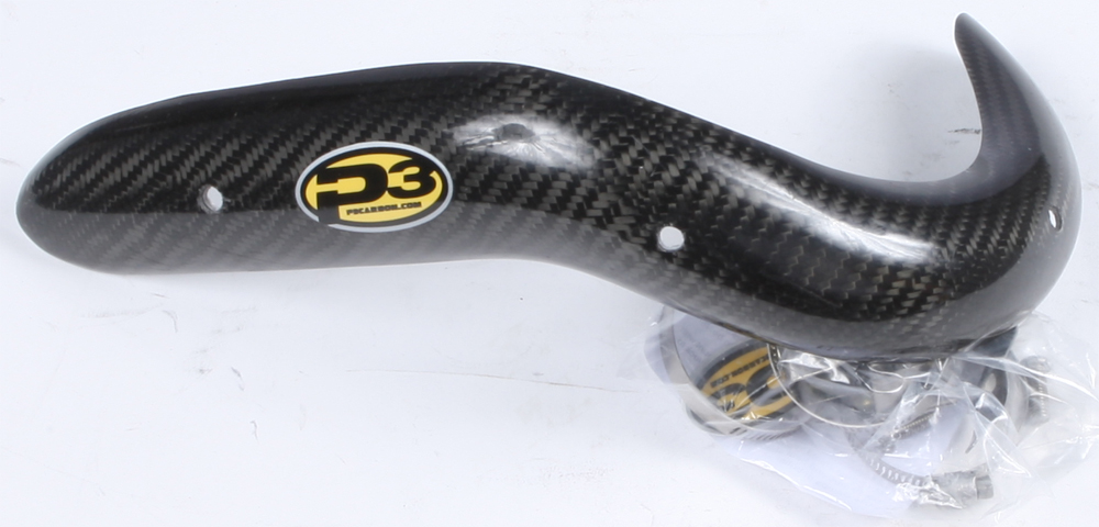 Carbon Fiber Header Heat Shield - For 11-12 KTM 250 SX-F - Click Image to Close