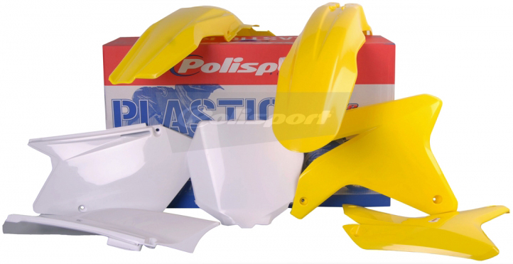 Plastic Kit - Original Yellow - For 05-06 Suzuki RMZ450 - Click Image to Close