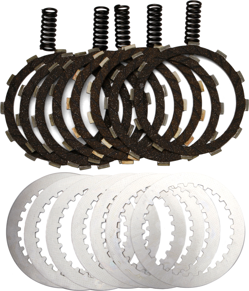 DRC Complete Clutch Kit - Cork CK Plates, Steels, & Springs - For 93-98 Suzuki RM125 - Click Image to Close