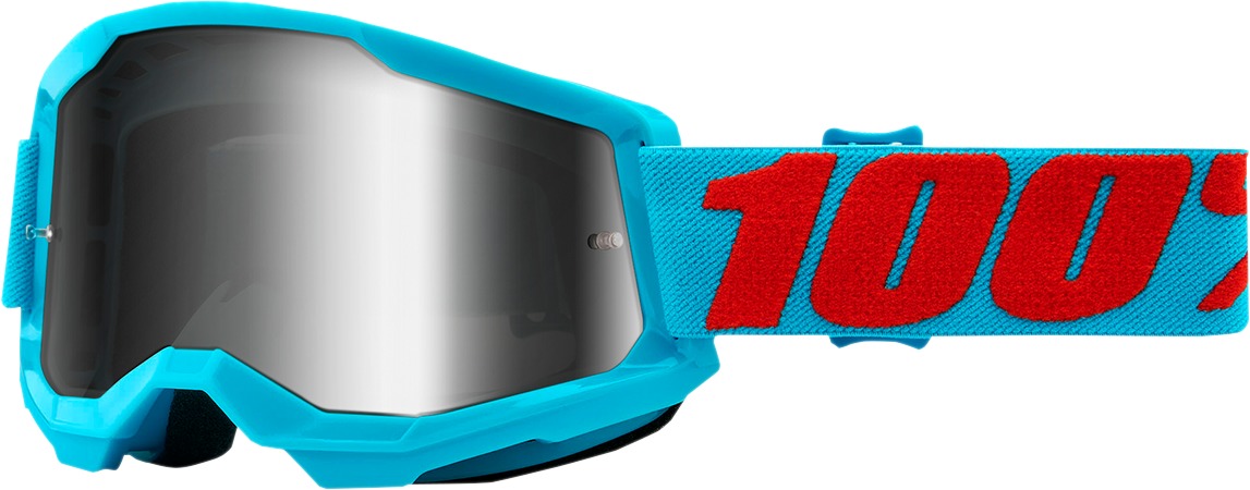 Strata 2 Blue / Summit Goggles - Silver Mirrored Lens - Click Image to Close