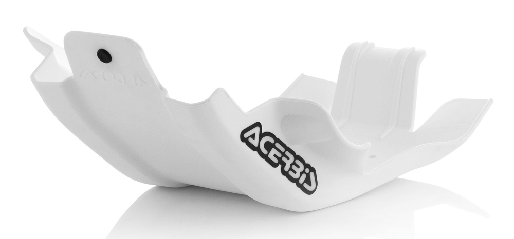 Skid Plate White - For 16-18 KTM Husqvarna - Click Image to Close