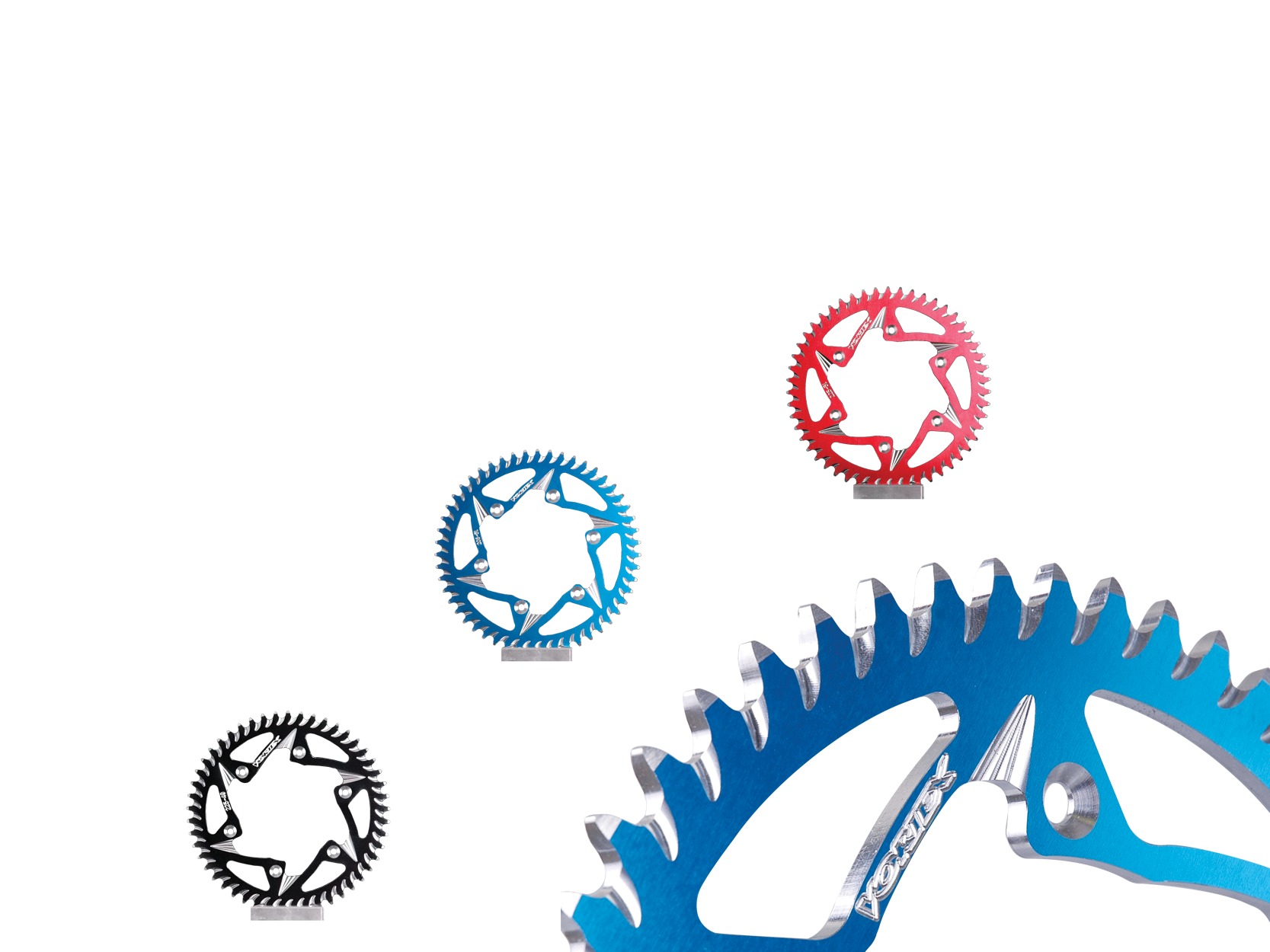 31 Tooth 525 Rear Sprocket For Vortex - Blue - 31T 525 Rear Sprocket For Vortex - Click Image to Close