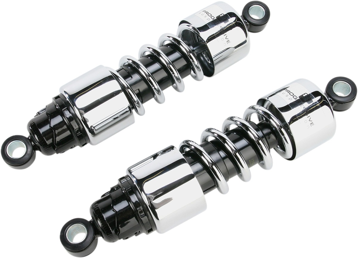 11.5" 412 Series Shocks Chrome - Click Image to Close