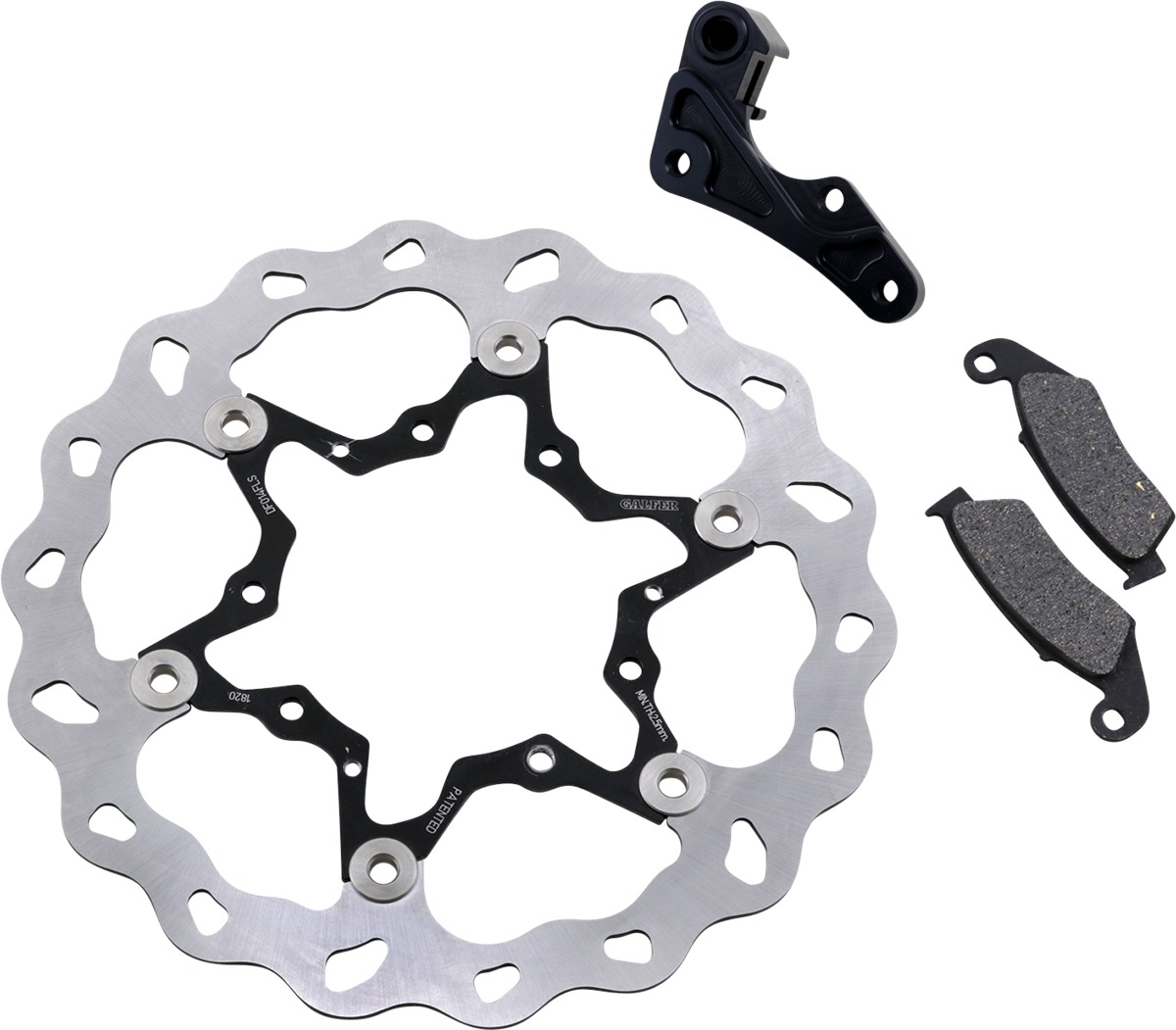 Oversize Wave Floating Brake Rotor Kit - Oversize Rotor Kit - Click Image to Close