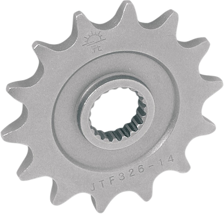 Steel Front Countershaft Sprocket - 14 Teeth 520 - For 87-03 Honda CR125R - Click Image to Close