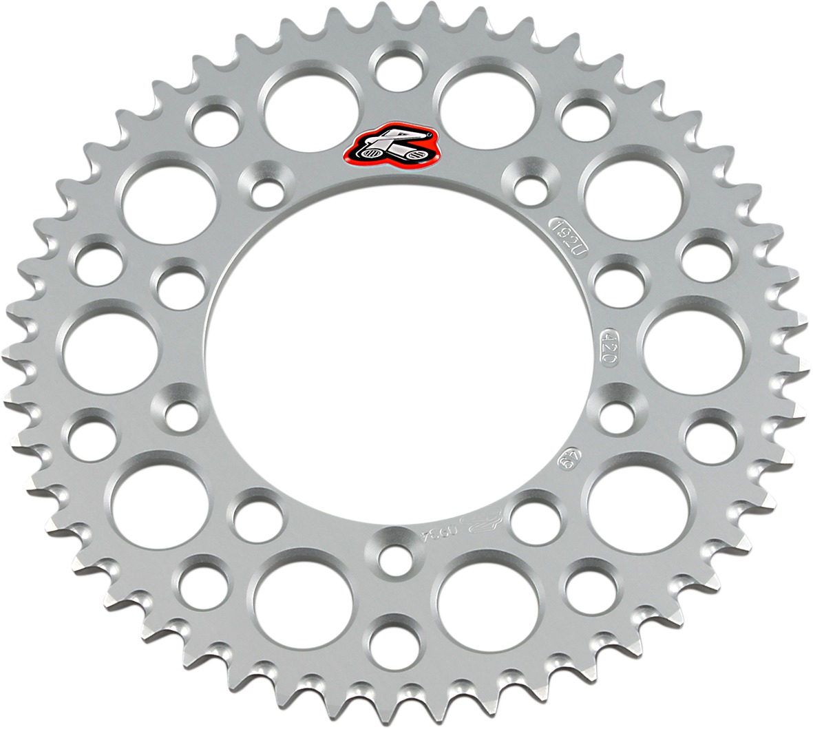 Rear Chainwheel Sprockets - Rent Rear Sprkt Sil 420-49 - Click Image to Close