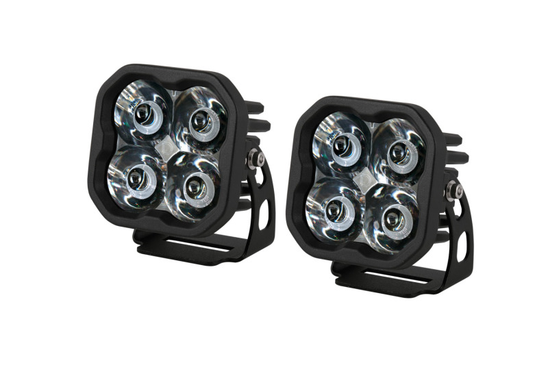 SS3 LED Pod Sport - White Spot Standard (Pair) - Click Image to Close