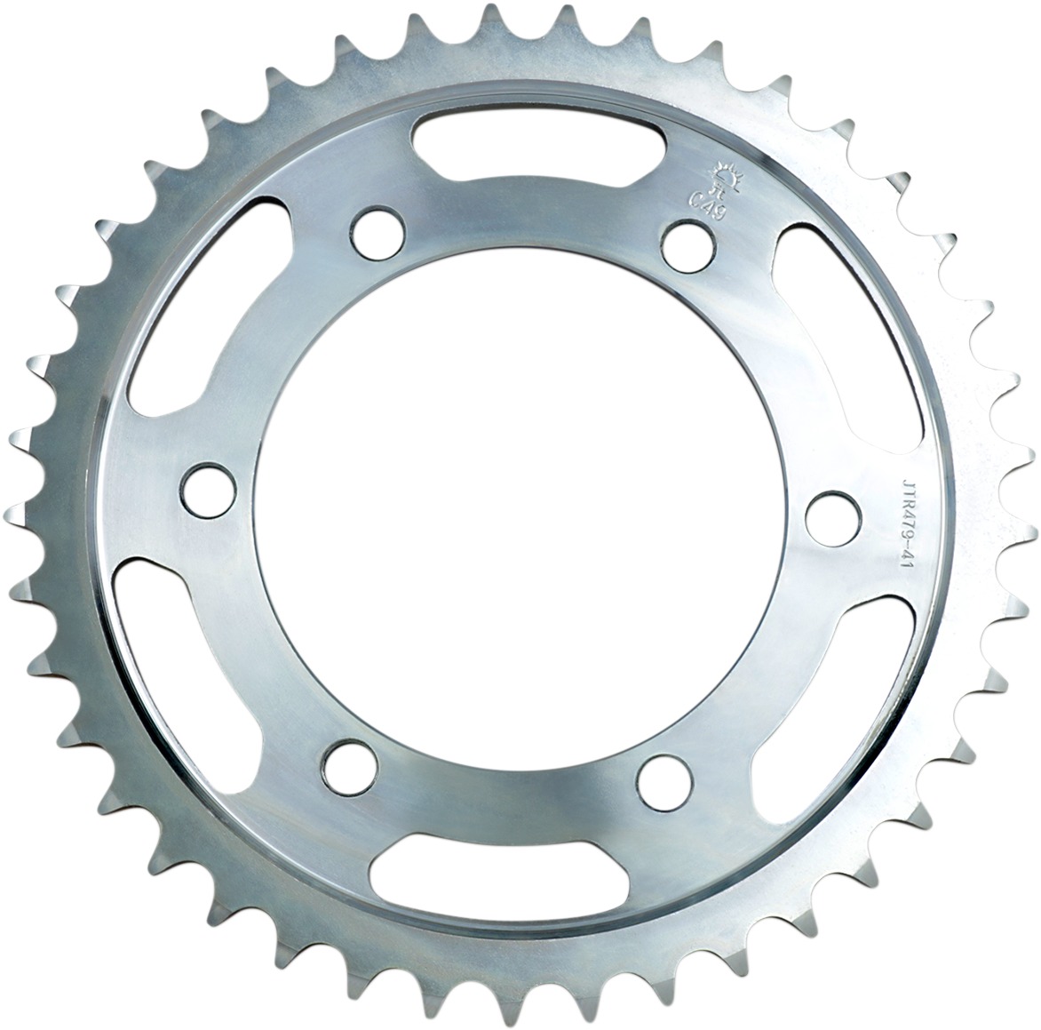 Steel Rear Sprocket - 41 Tooth 530 - For GSXR1000 FZ1 R1 R6 R7 XJR - Click Image to Close