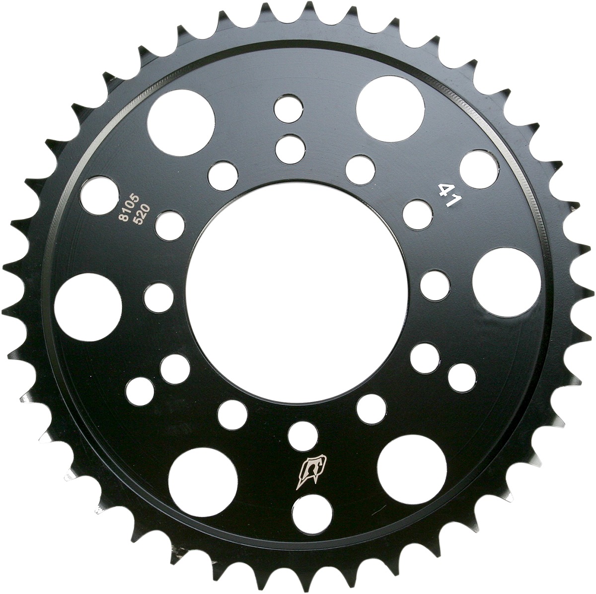 Steel 520 Rear Sprocket 41T - Black - For Kawasaki Ninja ZZR Z1000 - Click Image to Close